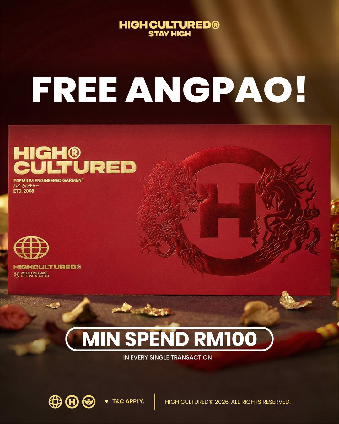 🧧CNY FREE ANGPAO MINIMUM SPEND RM100🧧