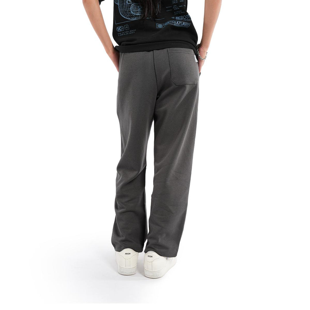 HIGH CULTURED Hyperloop Logo Straight Long Sweat Pants - 160