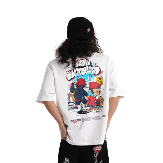 HIGH CULTURED X KATUN Street Graffiti Tee - 1159