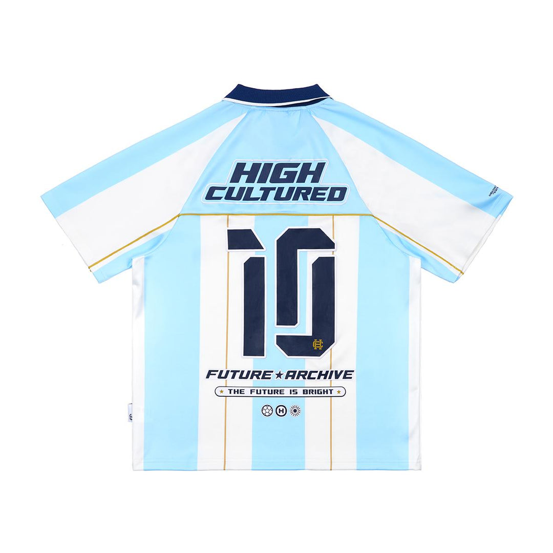 HIGH CULTURED Argentina World Cup Jersey Polo Tee - 169