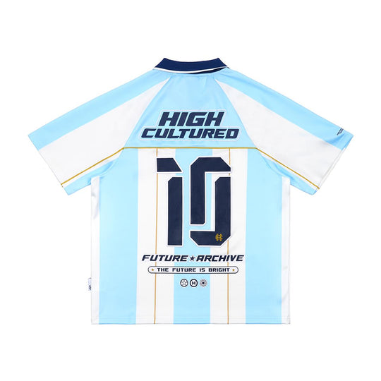 HIGH CULTURED Argentina World Cup Jersey Polo Tee - 169