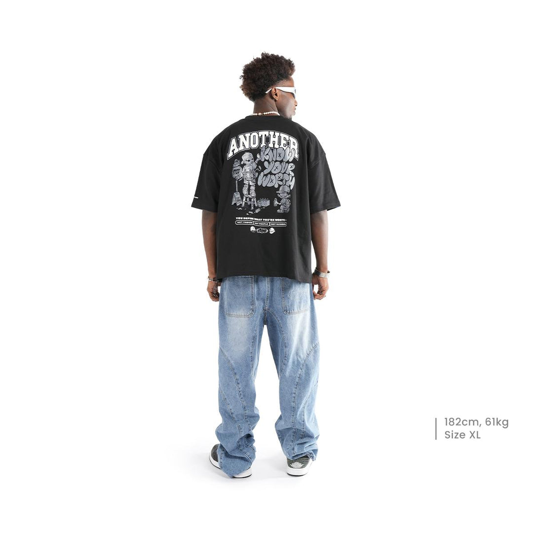 ANOTHER x Ishh Know Your Worth Boxy Tee - 9093