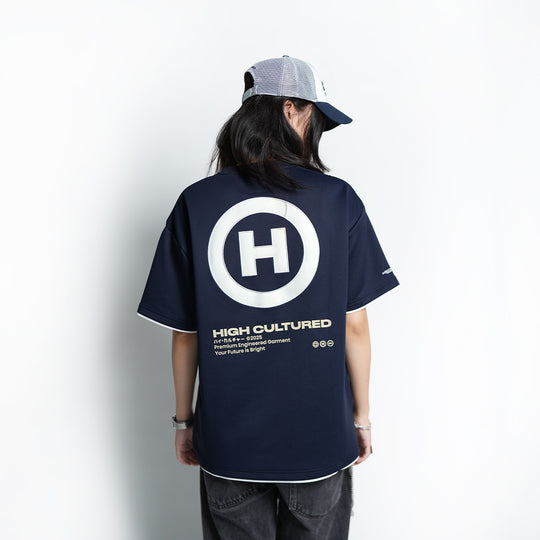 HIGH CULTURED Hyperion Double Layered Tee - 1110