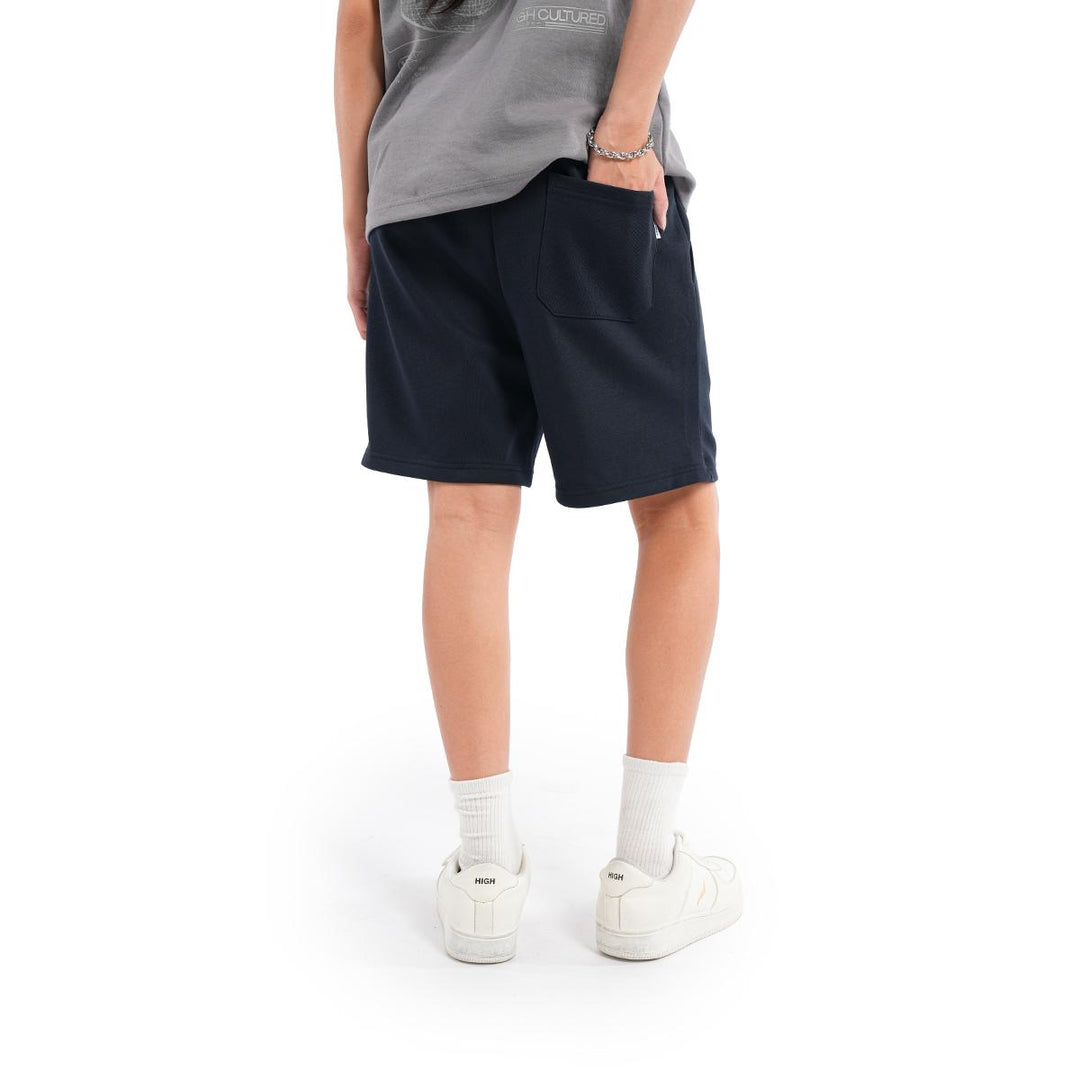 HIGH CULTURED Hyperloop Logo Core Loose Short Sweat Pants - 121