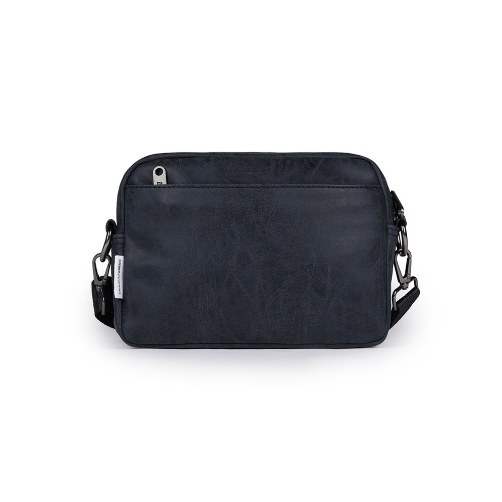 Aged Leather Cross Body Shoulder Bag - 80