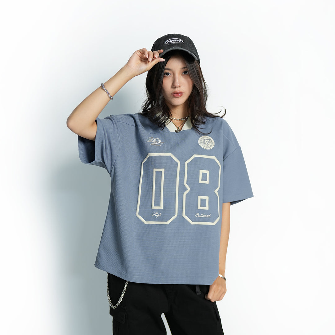 High Cultured 17th Years Anniversary Waffle Jersey Boxy Tee - 1149