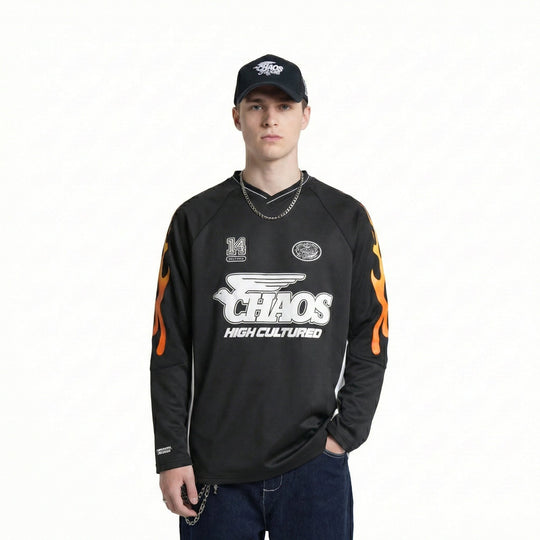High Cultured x Art Of Speed Flame Jersey Sweater - 251