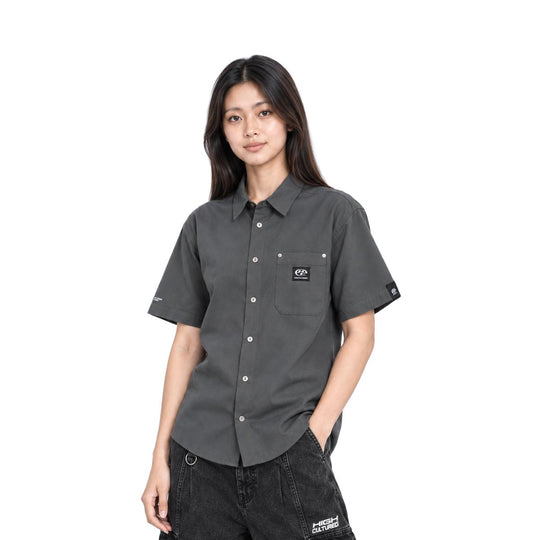 Street Era Tonal Heritage Script Short Sleeve Shirt - 102