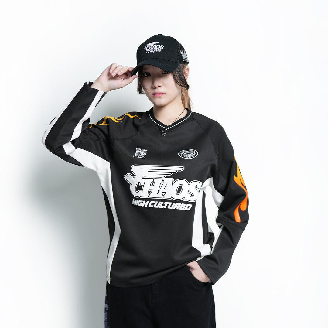 High Cultured x Art Of Speed Flame Jersey Sweater - 251