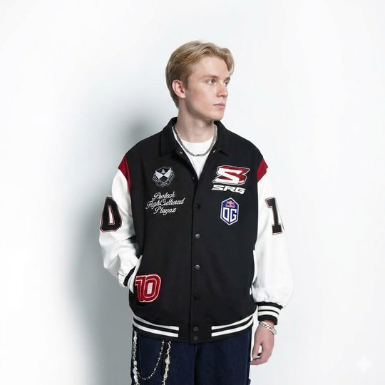SRG.OG MSC 2025 x HIGH CULTURED x Playaz X Protech Varsity Jacket - 141