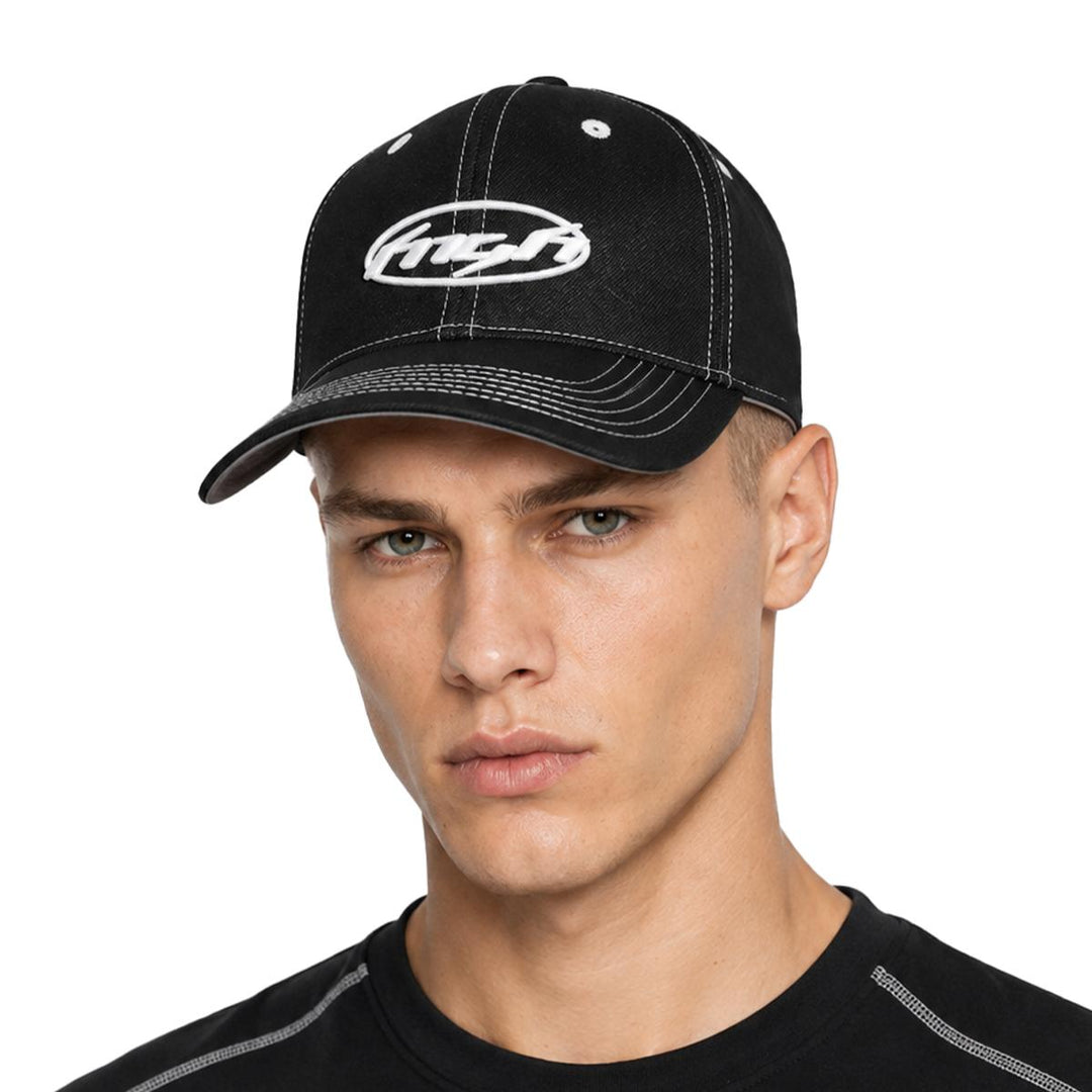HIGH CULTURED Legacy Script Denim Baseball Cap - 213