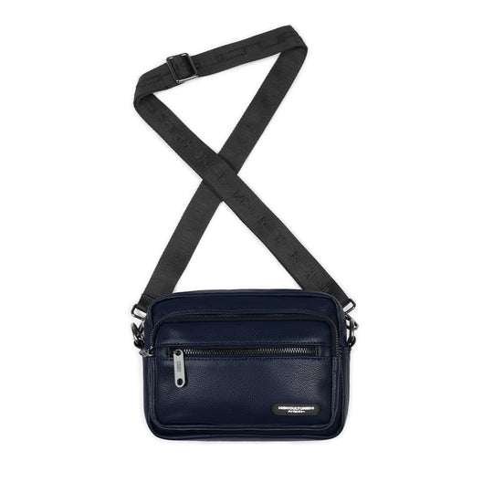 Full Grain Leather Crossbody Shoulder Bag - 77