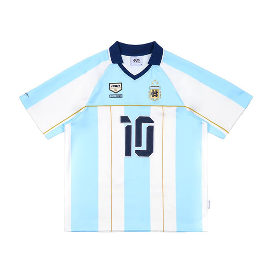 HIGH CULTURED Argentina World Cup Jersey Polo Tee - 169
