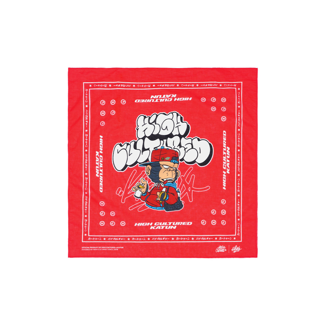 HIGH CULTURED X KATUN Street Graffiti Bandana - 0049