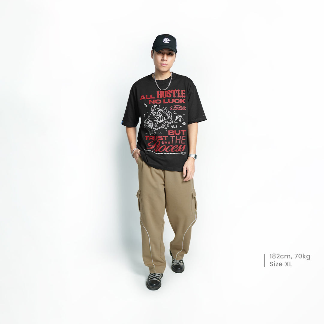 ANOTHER All Hustle No Luck Tee - 9090