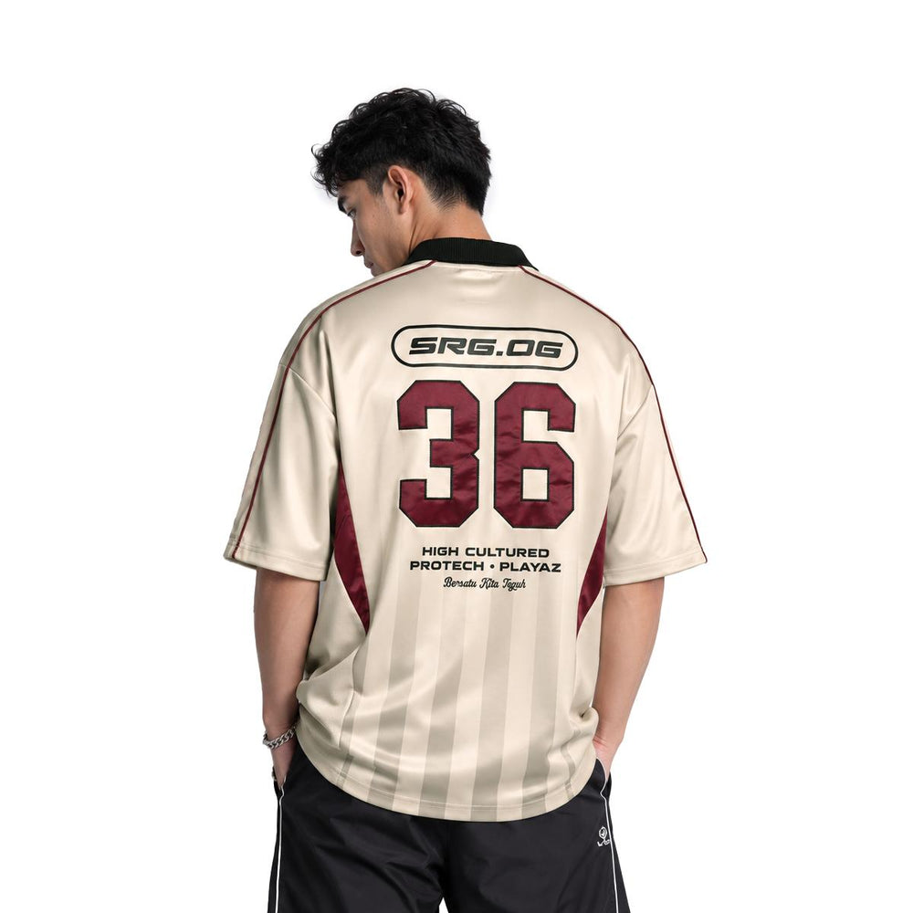 SRG.OG MSC 2025 x HIGH CULTURED x Playaz X Protech Jersey Polo Tee - 161