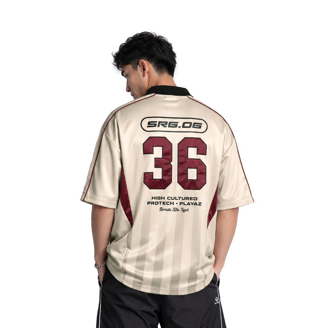 SRG.OG MSC 2025 x HIGH CULTURED x Playaz X Protech Jersey Polo Tee - 161