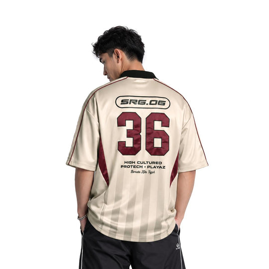 SRG.OG MSC 2025 x HIGH CULTURED x Playaz X Protech Jersey Polo Tee - 161