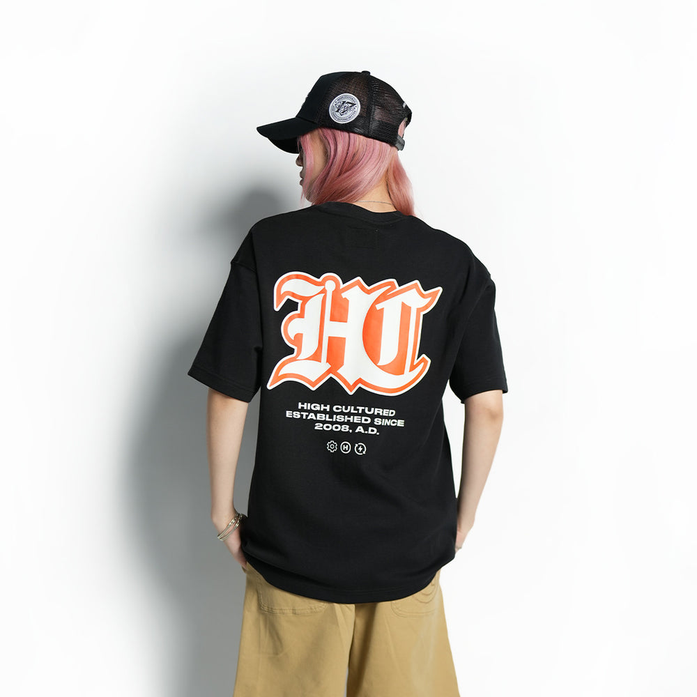 High Cultured Old English Logo Tee- 1146