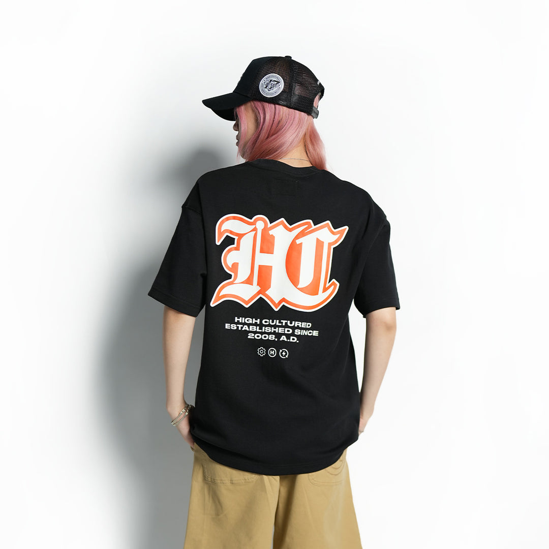 High Cultured Old English Logo Tee- 1146