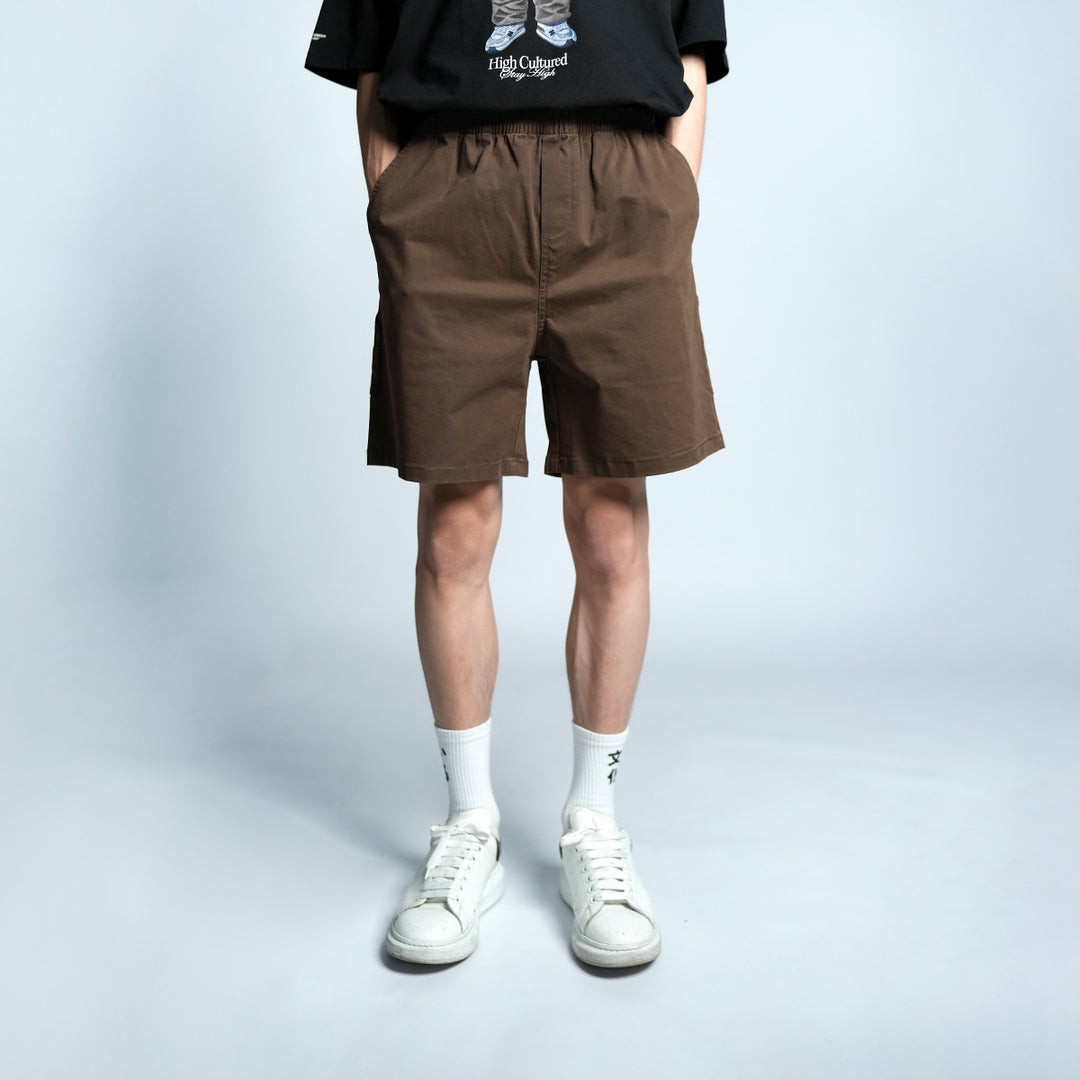 Cotton Loose Carpenter Shorts - 112