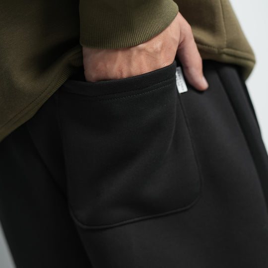 High Cultured Easy Wide Short Sweat Pants - 117