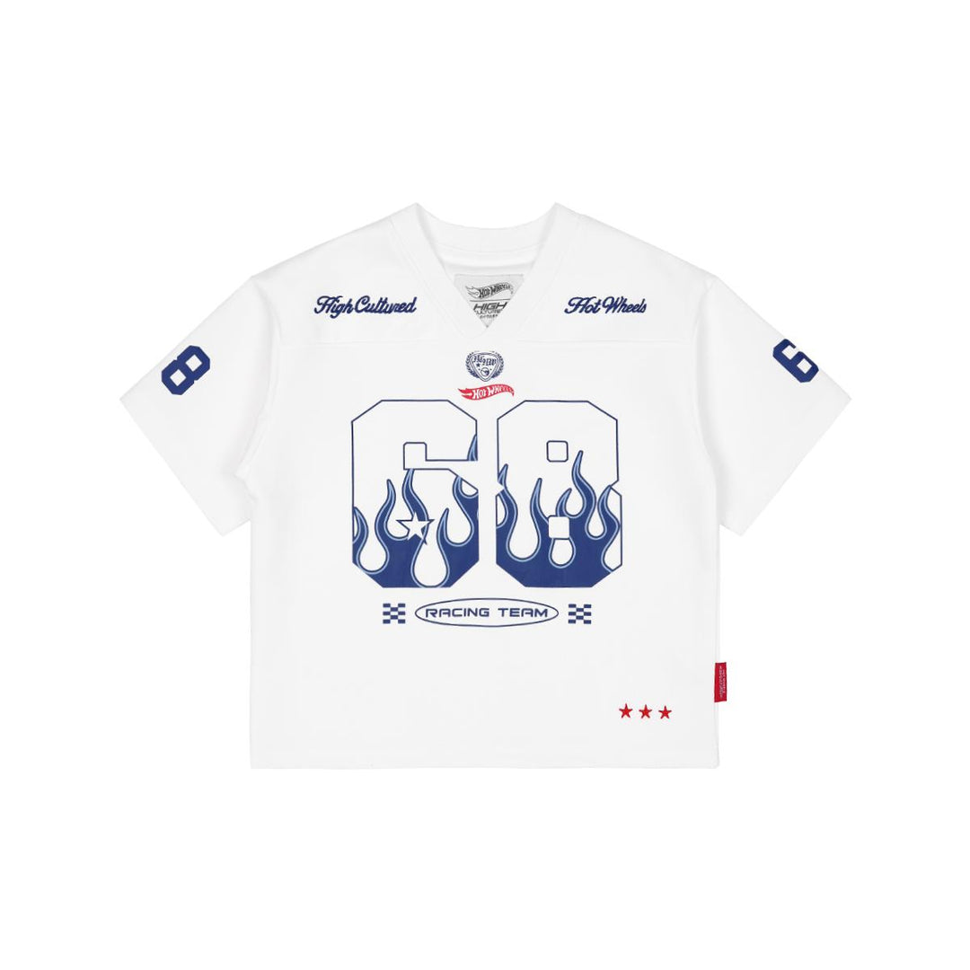 Hot Wheels x HIGH CULTURED Racing Team Kids Boxy Jersey Tee - 0018