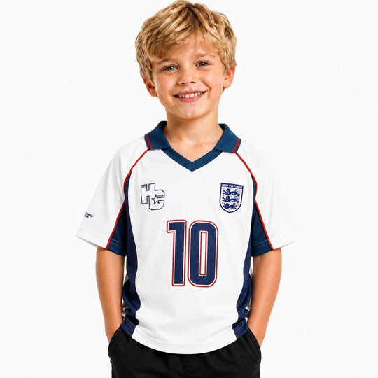HIGH CULTURED England World Cup Jersey Kids Polo Tee - 0022