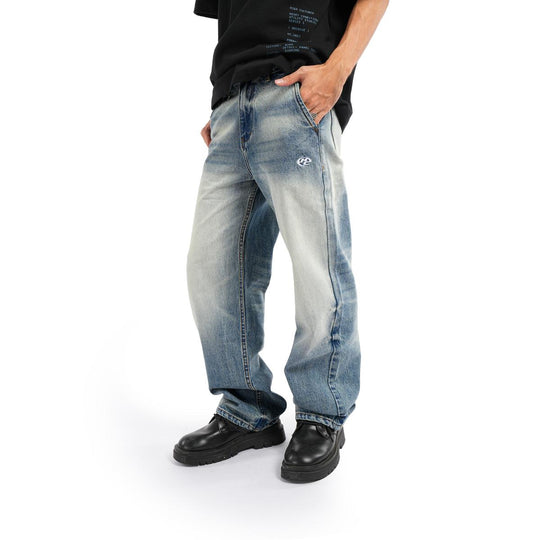 HIGH CULTURED Studio Washed Loose Long Jeans - 95