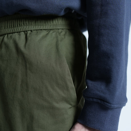 Elastic Patch Pocket Jogger Pants - 136