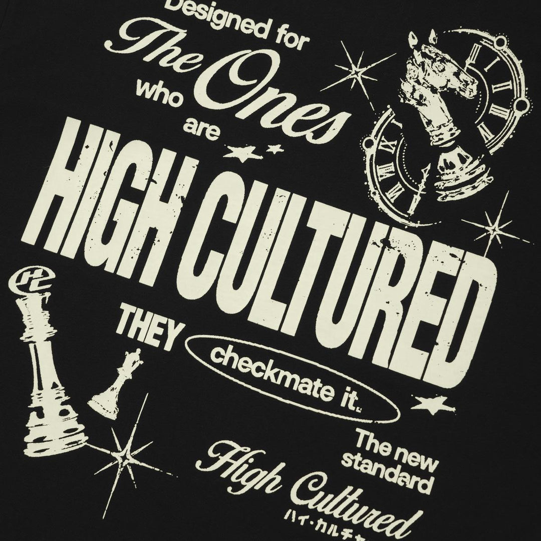 HIGH CULTURED Checkmate Studio Boxy Tee - 1198
