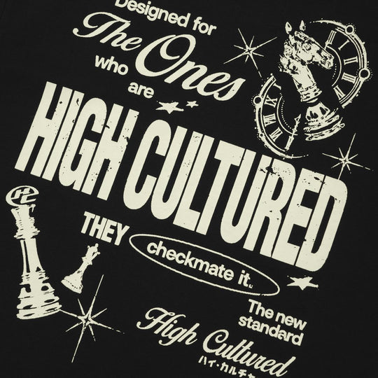 HIGH CULTURED Checkmate Studio Boxy Tee - 1198