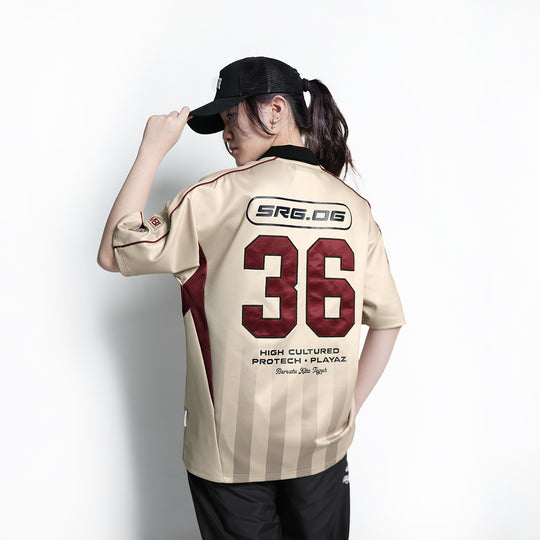 [Pre-Order] SRG.OG MSC 2025 x HIGH CULTURED x Playaz X Protech Jersey Polo Tee - 161 (Limited 2pcs per Order)