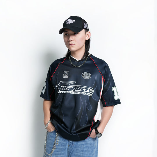 HC x Art Of Speed  Flame Jersey Tee - 1115