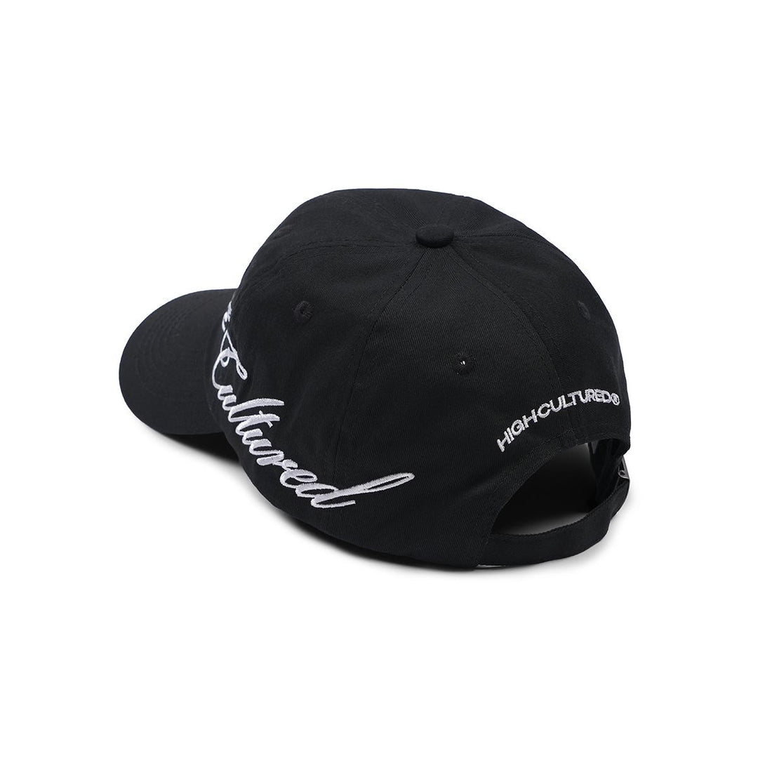 HIGH CULTURED Noir Script Baseball Cap - 212