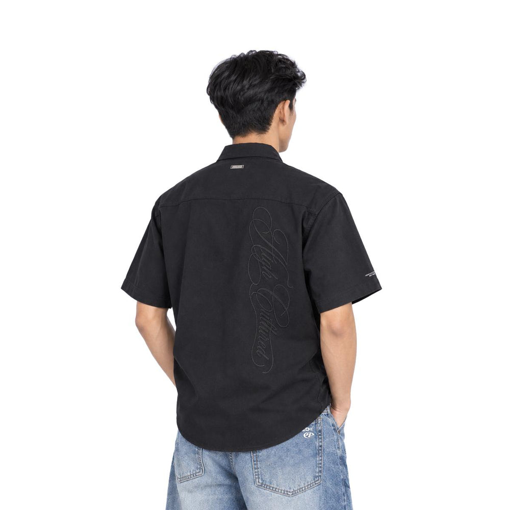 Street Era Tonal Heritage Script Short Sleeve Shirt - 102