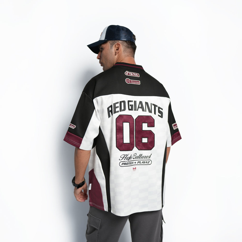 High Cultured x M6 SRG x PROTECH x PLAYAZ Away Collar Jersey Tee - 151