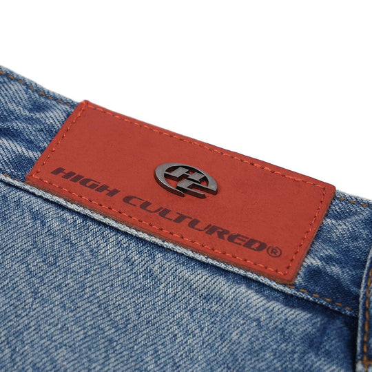 Heritage Script Washed Baggy Long Jeans - 99