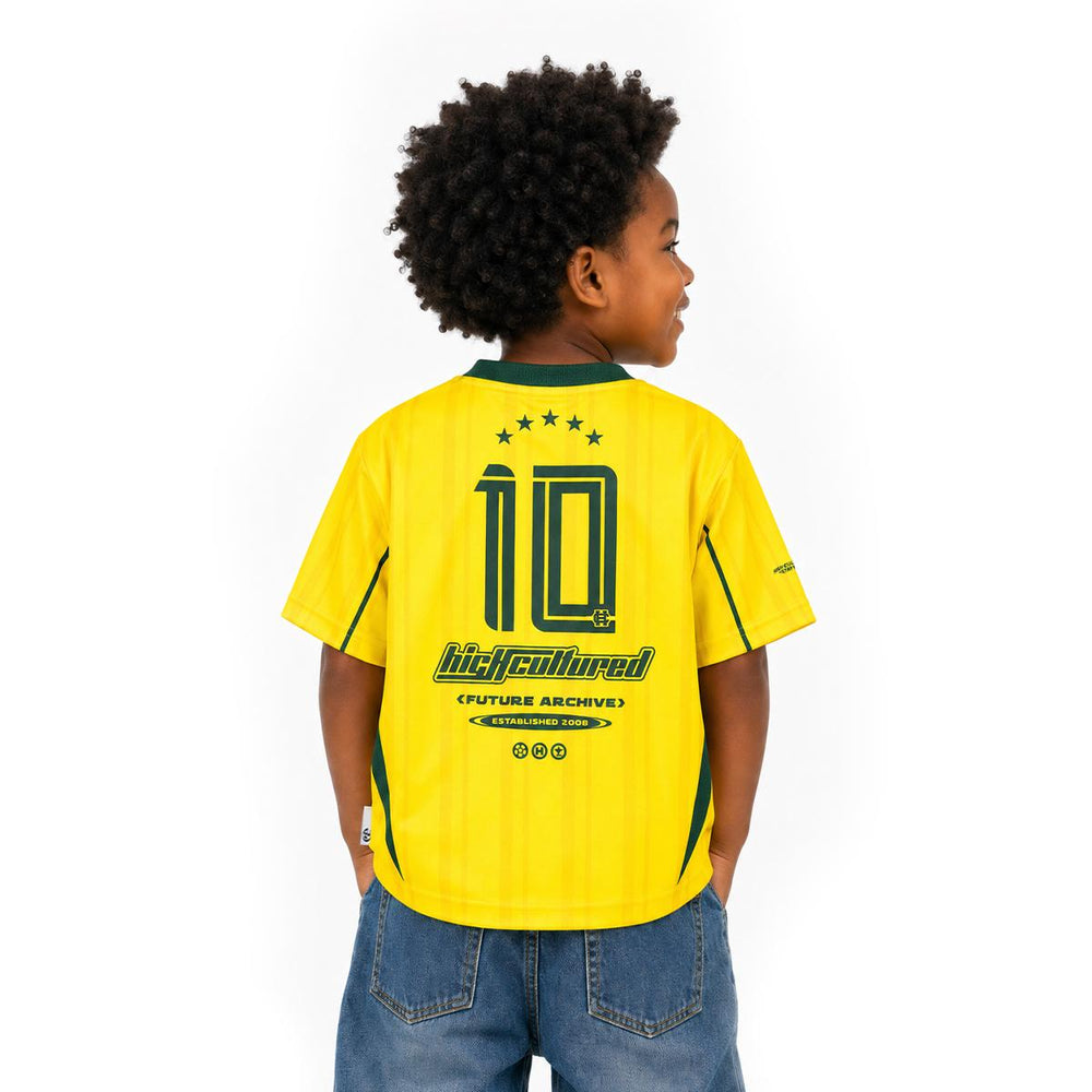 HIGH CULTURED Brazil World Cup Kids Jersey Tee - 0019