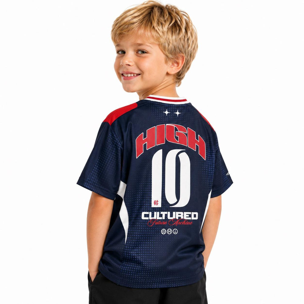 HIGH CULTURED France World Cup Kids Jersey Polo Tee - 0023