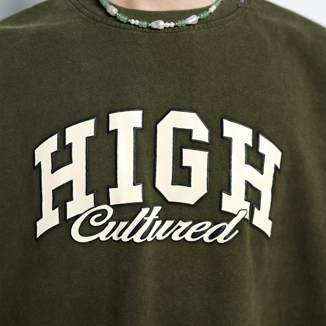 High Cultured Classic Arch Logo Washed Boxy Tee - 1134
