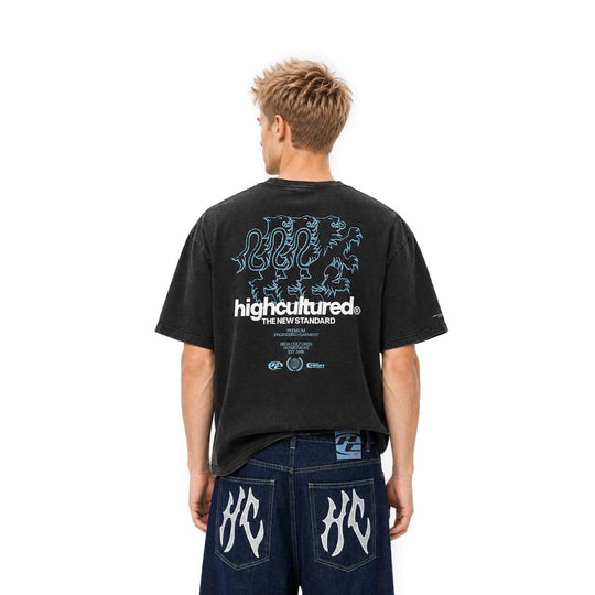 HIGH CULTURED New Standard Bravery Washed Tee - 1197