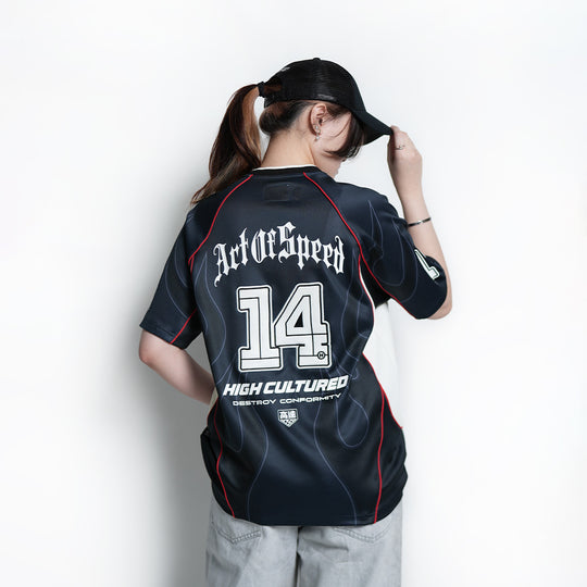 HC x Art Of Speed  Flame Jersey Tee - 1115