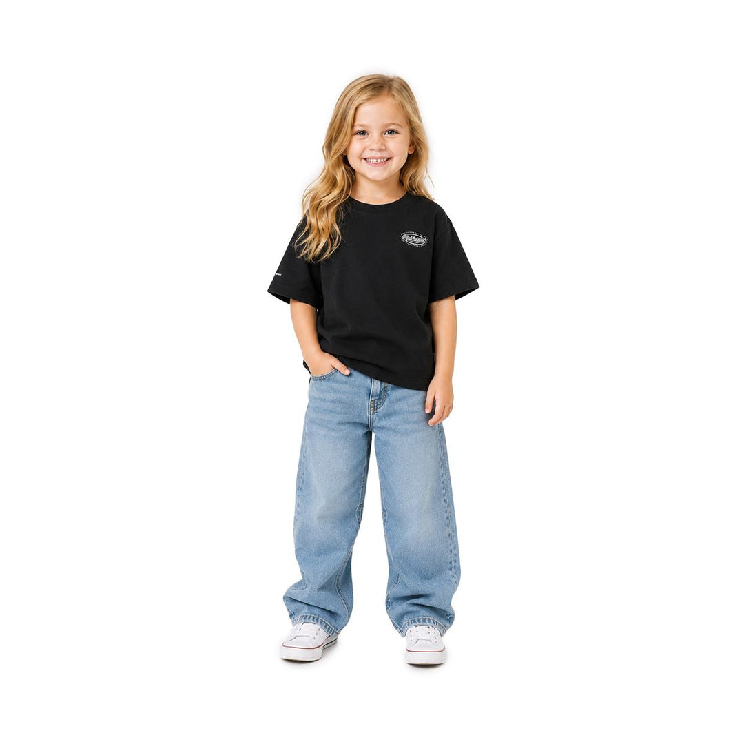 HIGH CULTURED Script Logo Studded Kids Tee - 0024