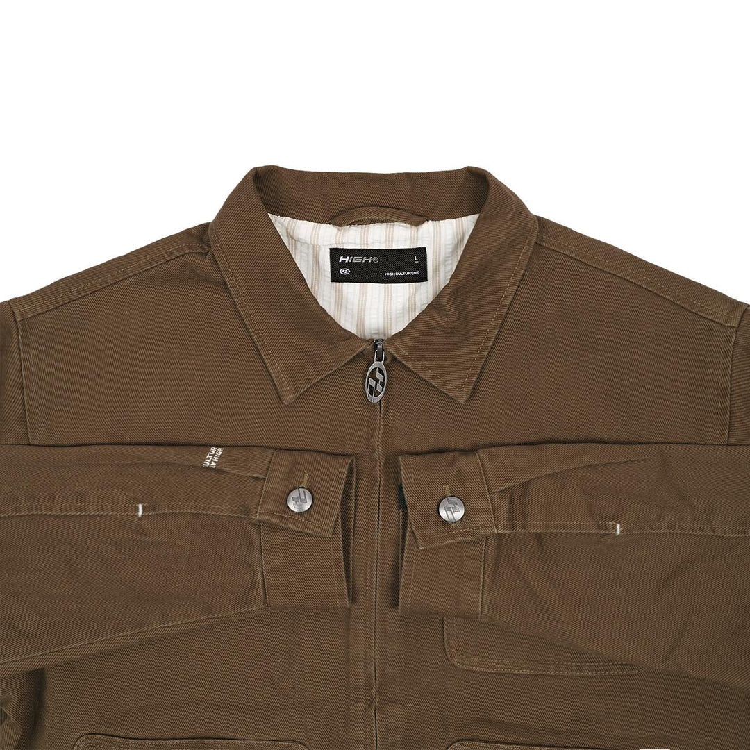 HIGH CULTURED Brand Mark Foundry Twill Work Jacket - 151