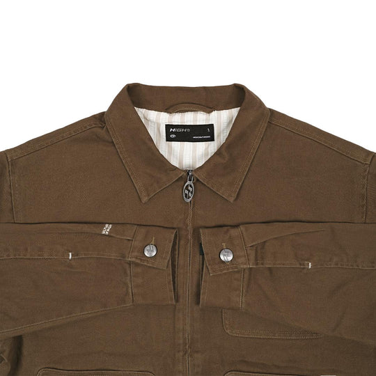 HIGH CULTURED Brand Mark Foundry Twill Work Jacket - 151
