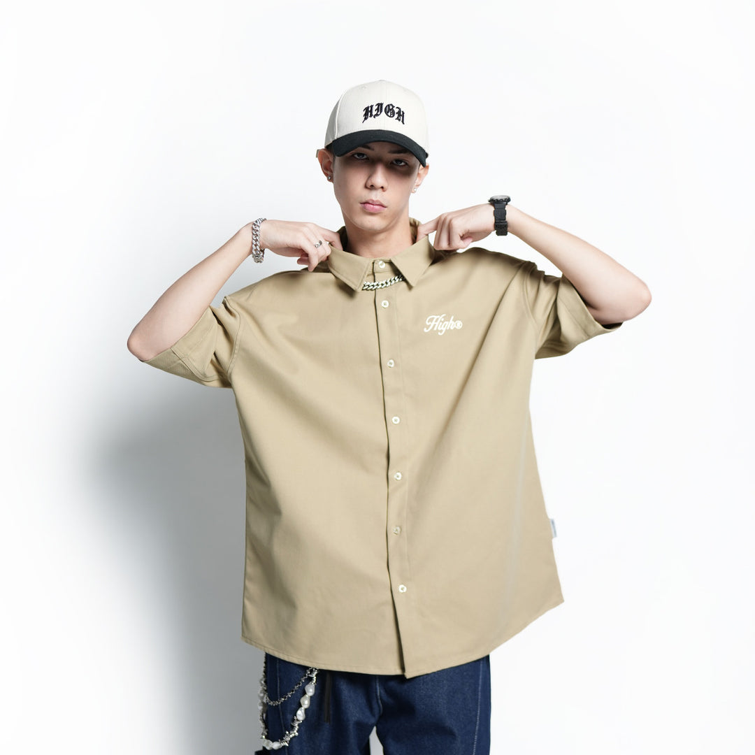 HC High Round Opulent Logo Short Sleeve Shirt - 89