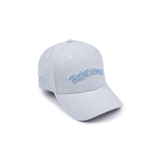 HIGH CULTURED Old English Logo Stripe Baseball Cap - 214