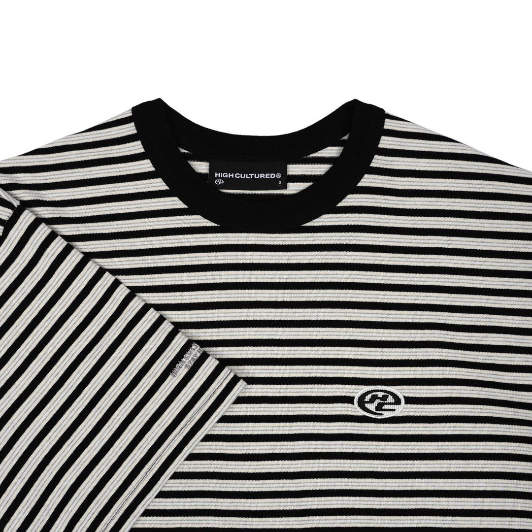 HIGH CULTURED Hyperloop Chrome Striped Tee - 1199