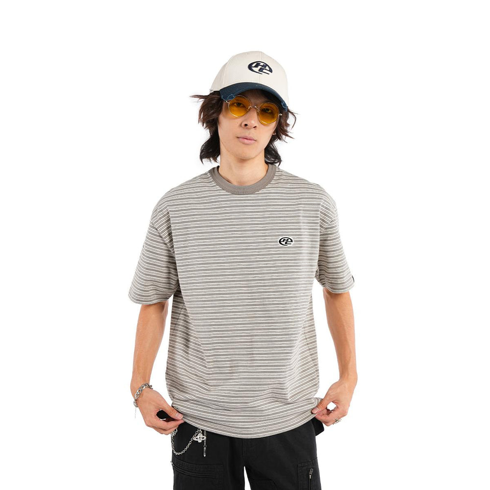HIGH CULTURED Hyperloop Chrome Striped Tee - 1199